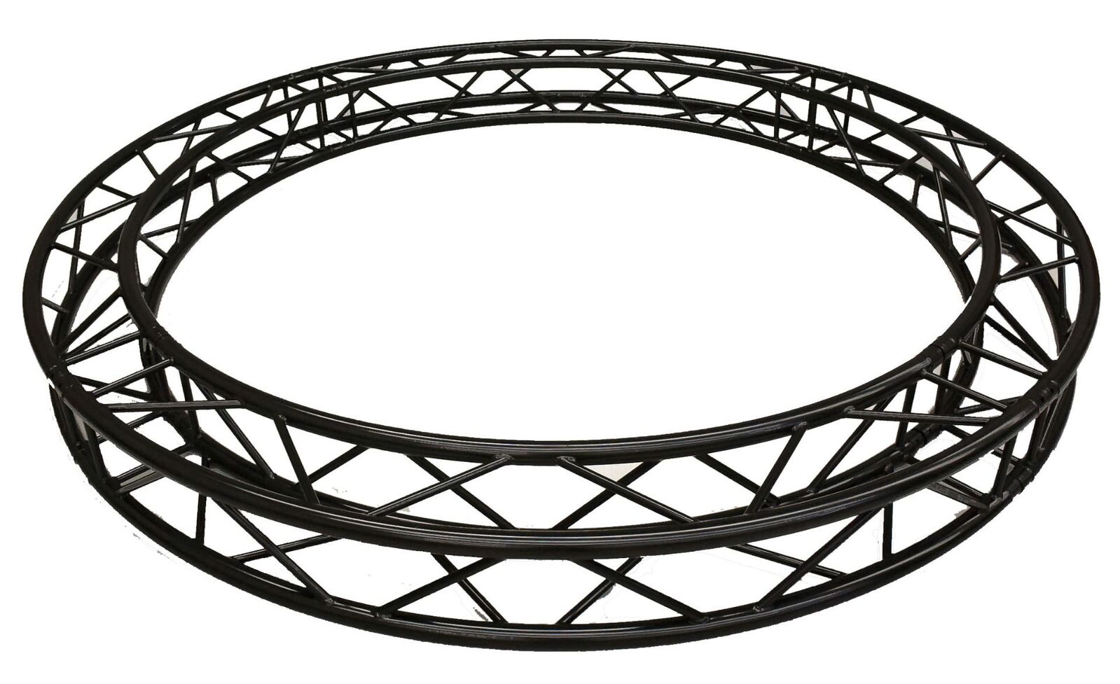 BLACK CIRCULAR TRUSS - 2M IN DIAMETER 290MM ALUMINIUM BOX-TRUSS