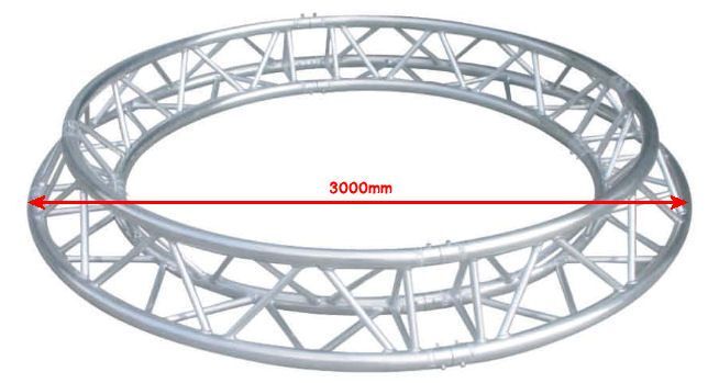 CIRCULAR TRUSS - 3M IN DIAMETER 290MM ALUMINIUM TRI-TRUSS