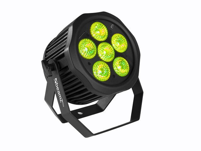 WBP612IP Battery Powered Aluminium IP65 LED PAR 6-in-1 LEDs