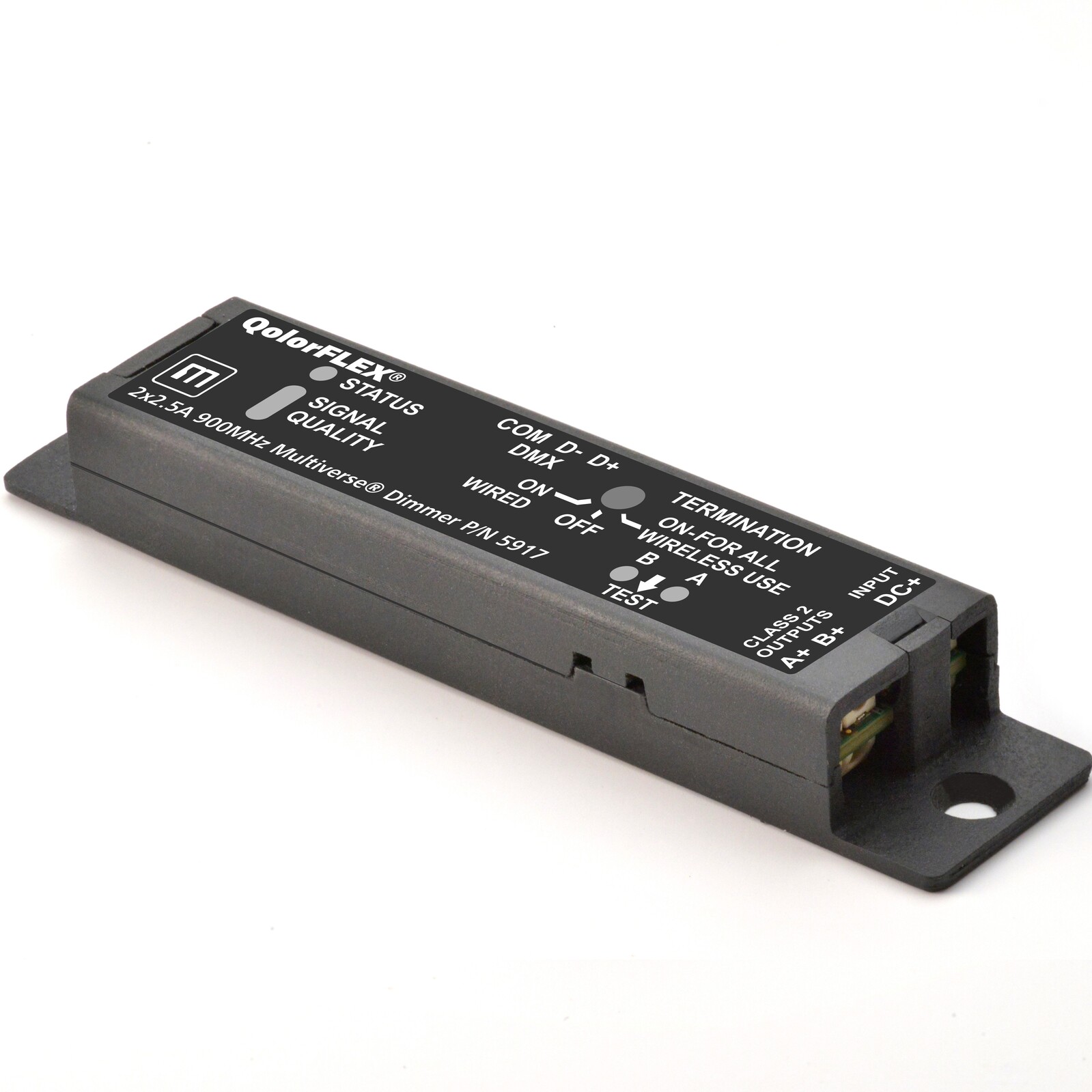 City Theatrical - 5916 - QolorFLEX 2x2.5A Multiverse Dimmer
