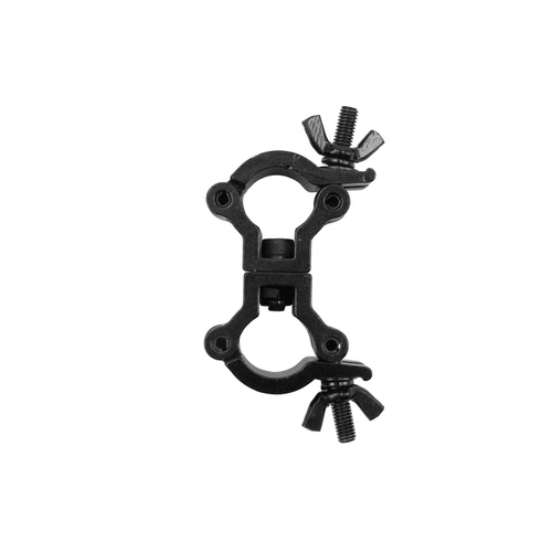 Event Lighting CLAMPDP20B - Aluminium Double Swivel Pipe Clamp (Suits 19-23mm) - Black - Image 2