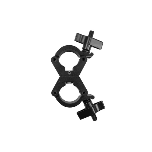 Event Lighting CLAMPDP30B - Aluminium Double Swivel Pipe Clamp (Suits 30-35mm) - Black - Image 2