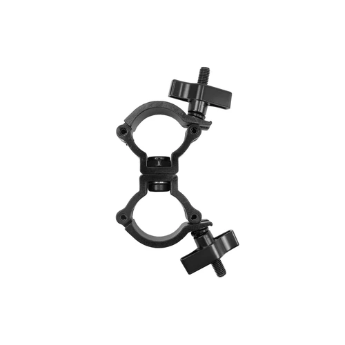 Event Lighting CLAMPDP38B - Aluminium Double Swivel Pipe Clamp (Suits 35-40mm) - Black - Image 2