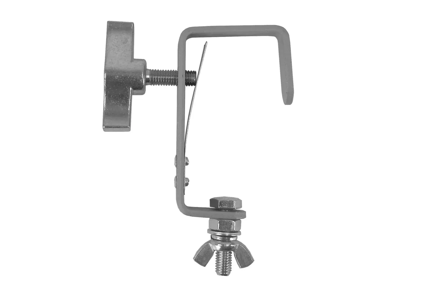 Event lighting CLAMPG50LS - Steel Hook Clamp (Suits 35-51mm) with truss protector - Silver