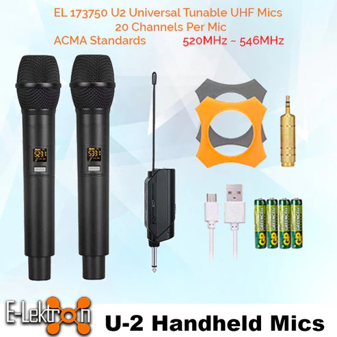 E-Lektron 2.4G wireless lavalier Microphone with charging case - Image 2