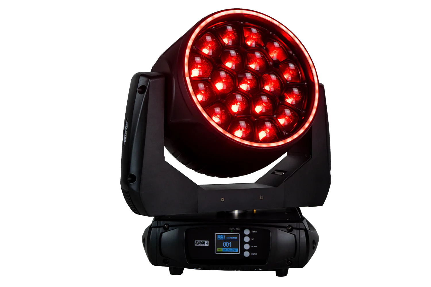 EVENT LIGHTING LM19X20BER - 19x 20W RGBW Zoom Wash Head with Pixel Control and Ring Light - Image 2