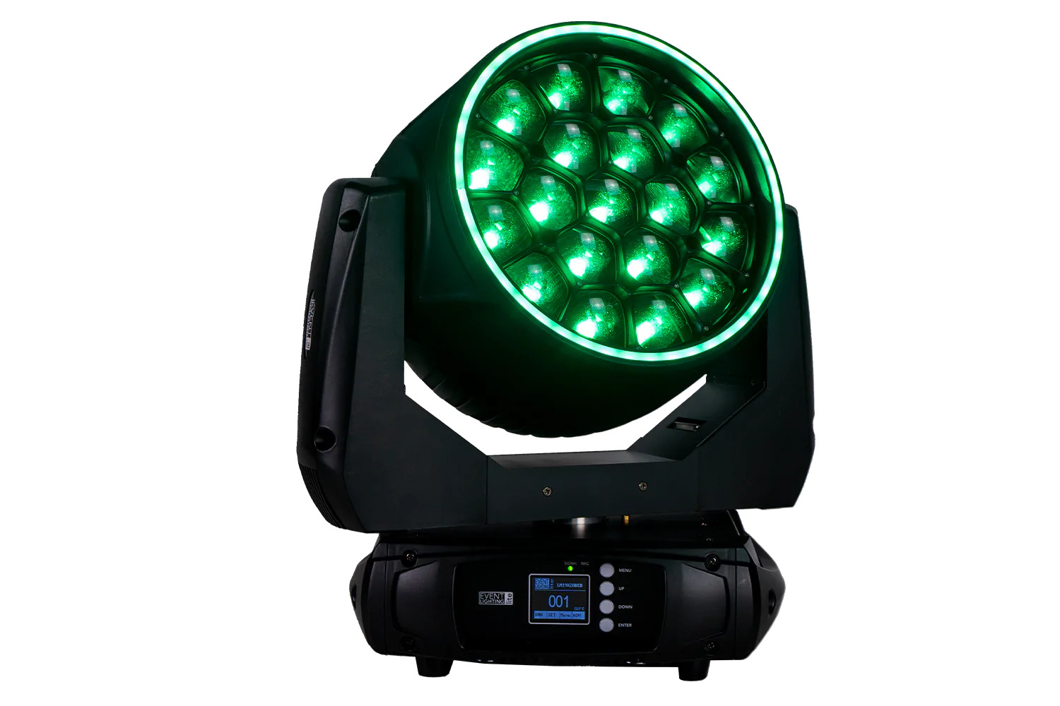 EVENT LIGHTING LM19X20BER - 19x 20W RGBW Zoom Wash Head with Pixel Control and Ring Light - Image 3