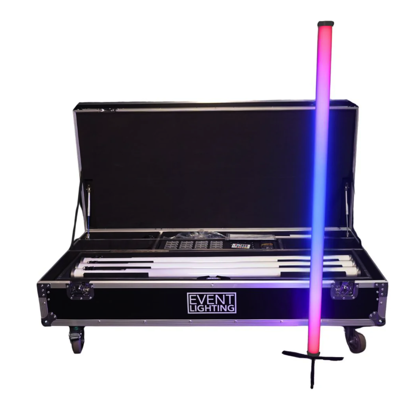Event Lighting EVENTTUBEKIT - Outdoor LED Tube Package of 8 in a Road Case