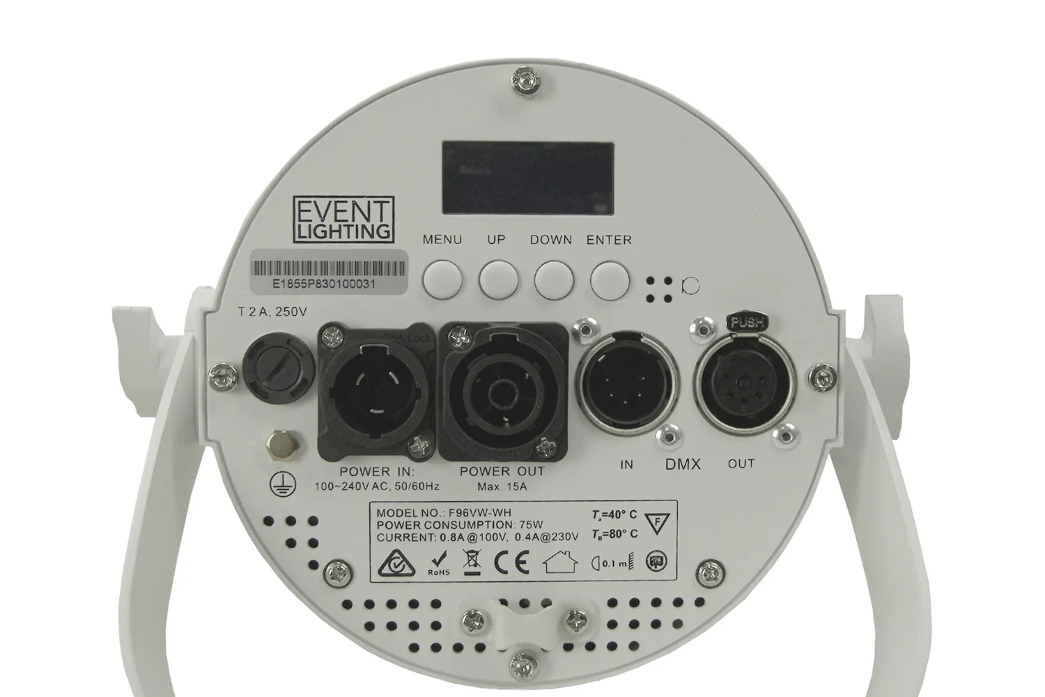 EVENT LIGHTING F96VW-WH - Variable White Fresnel with Manual Zoom (White) - Image 3