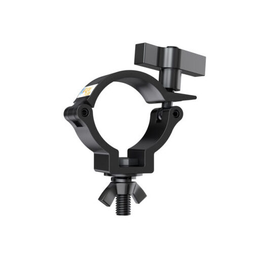 50mmO Light Duty (100kg) Half-Coupler with Quik Twist Handle & M10 Bolt - Black - Image 2