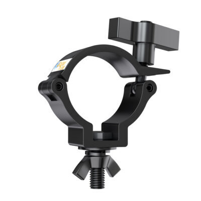 50mmO Light Duty (100kg) Half-Coupler with Quik Twist Handle & M10 Bolt - Black