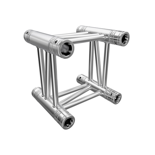 GLOBAL TRUSS F34 Square 0.25m Linear Truss with Spigots, Pins & R-Clips - Image 2