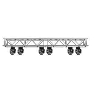 F45 5-Chord Square 4.5m Linear Truss with Spigots, Pins & R-Clips - Image 3