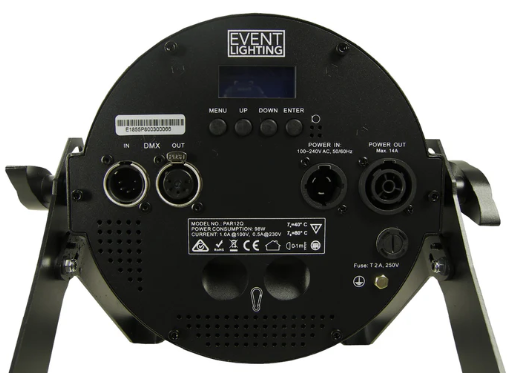 EVENT LIGHTING PAR12Q - Indoor Pro Par with 12 x 8W RGBW LEDs - Image 3
