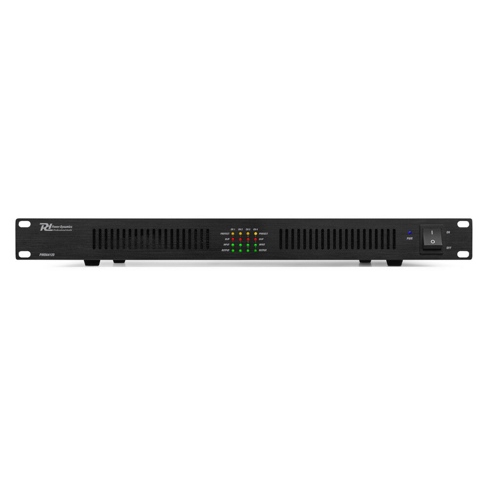 Power Dynamics PMDA4120 4-Channel Class-D Amplifier 100V 4x 120W