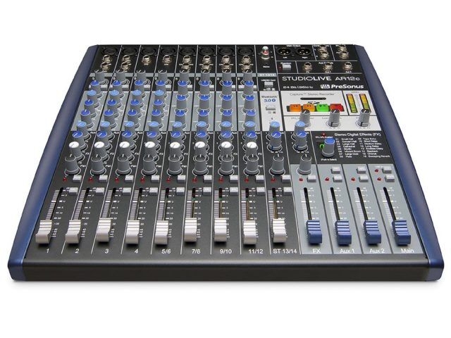 PRESONUS ARC12 14-channel analog mixer w/ Bluetooth/USB/Effects