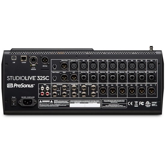 PreSonus StudioLive 32SC 32-Ch Digital Mixer & USB Audio Interface w/ Motorised Faders - Image 2