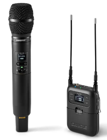 SHURE SHR-SLXD25V68H57 Portable Digital Wireless Handheld System SLXD2 Tx; VP68 Mic; SLXD5 Rx; Frequency H57 = 520-564MHz