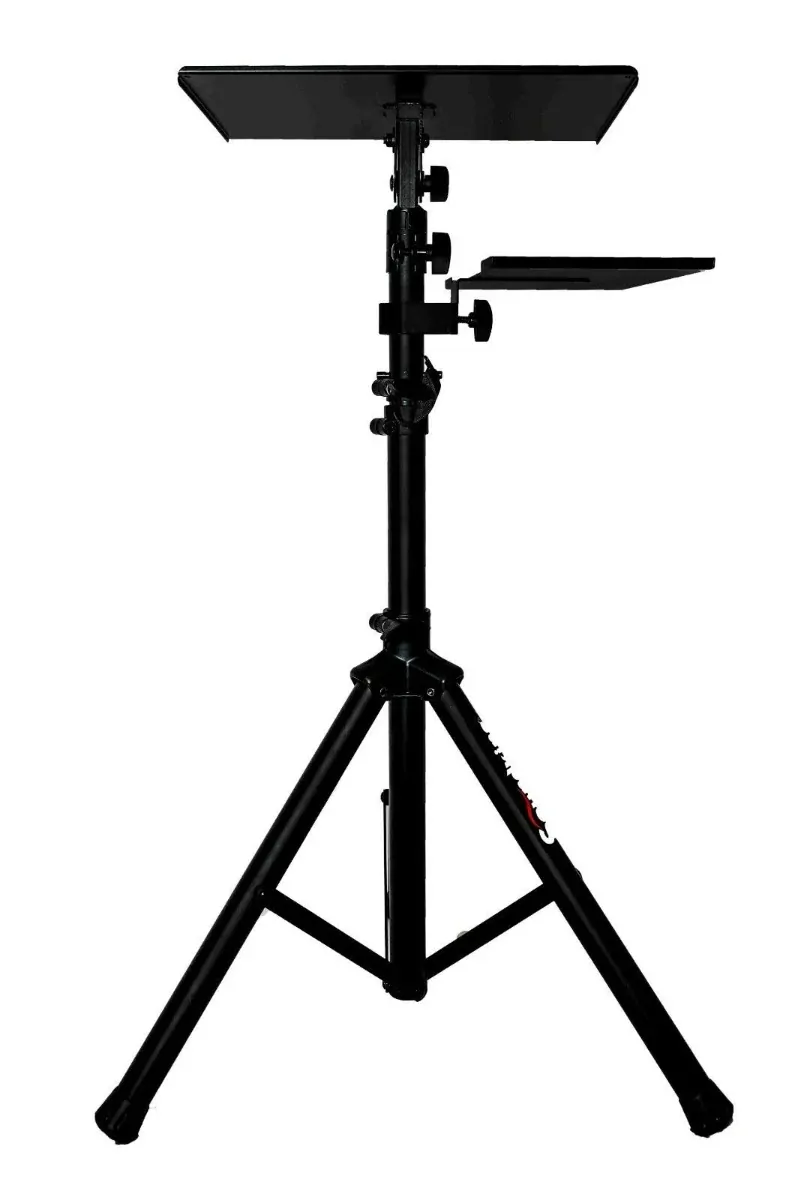 Laptop Projector Tripod Stand Height & Tilt Removable Tray + Carry Bag - Image 2