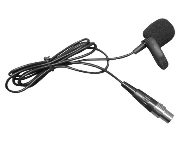 ESP Technology UHF2L Lapel Mic with mini 3 pin XLR connection. Suits UHF2SO & old model UHF2