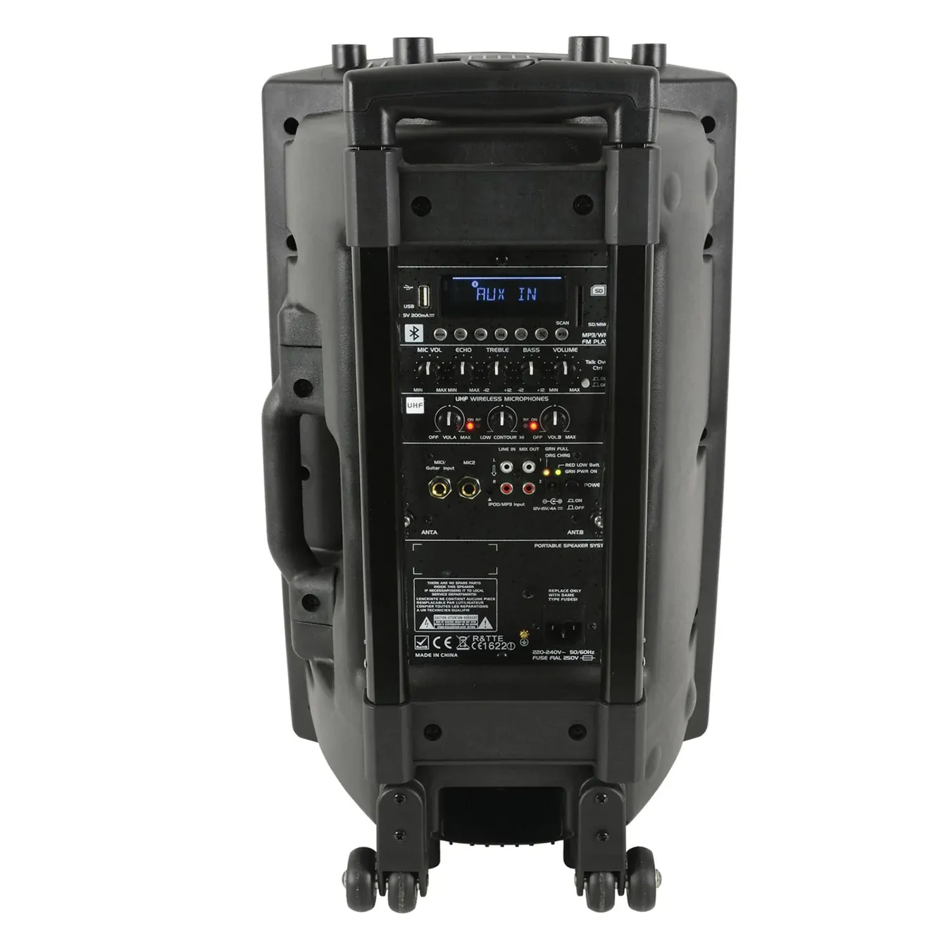 E-Lektron UHF30-M 700W 12" Bluetooth Wireless Portable PA Speaker - Image 3